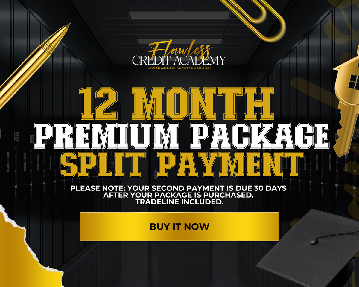 12 Month Premium Package Split Payment