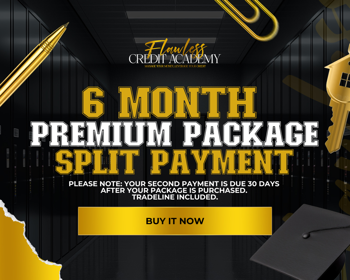6 Month Premium Package Split Payment