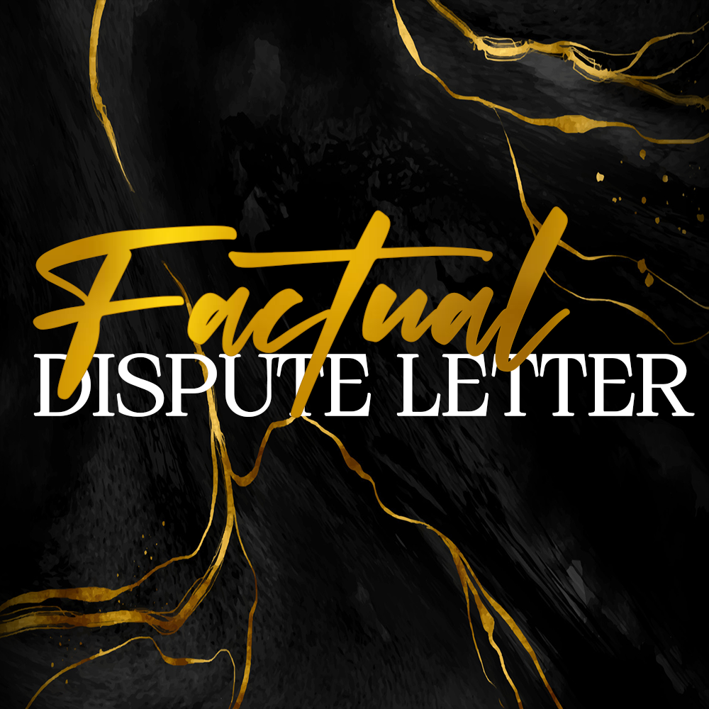 Factual Dispute Letter